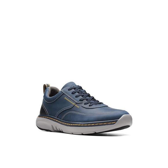 NWT Clarks Men's Clarkspro Lace Oxford Navy Leather 9.5 Wide